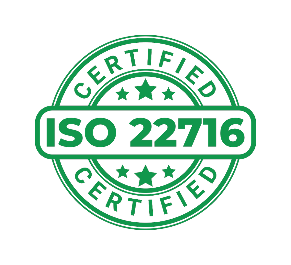 ISO 22716 certified mark