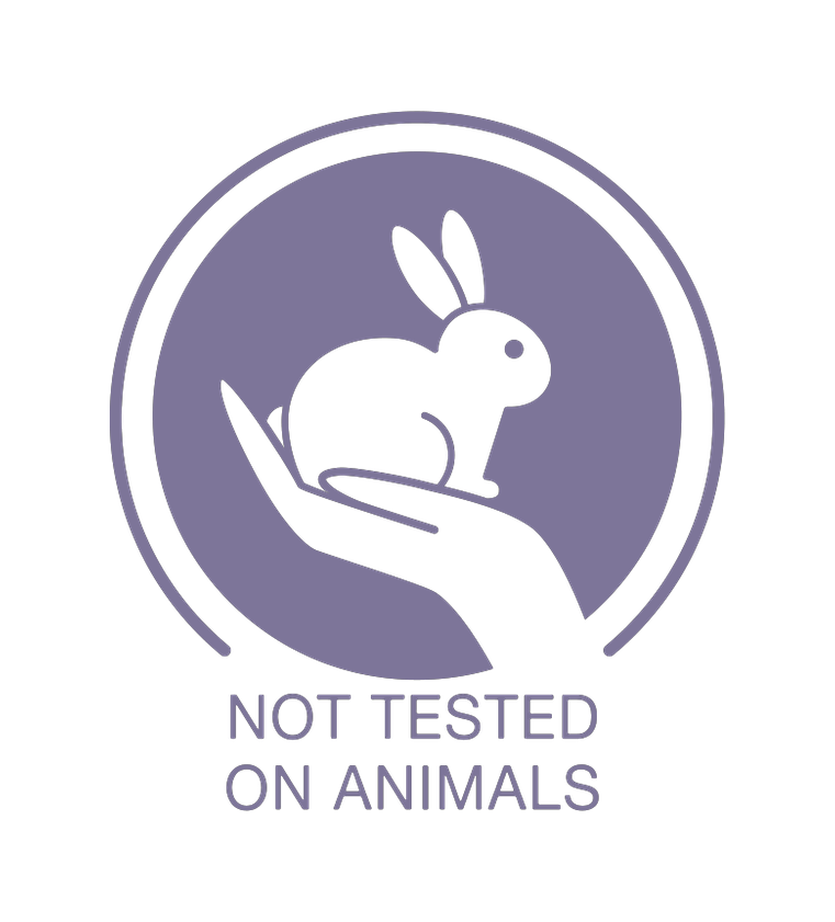 Not tested on animals mark